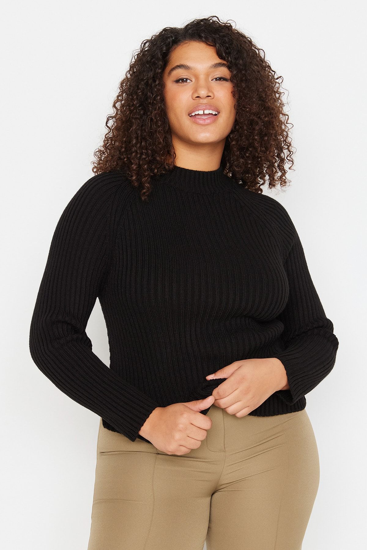 Plus size hotsell knot back sweater