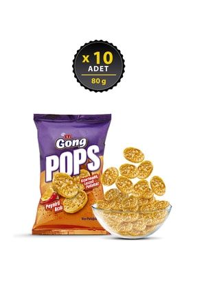 Gong Pops Peynirli Acılı 80 g x 10 Adet. 2194800