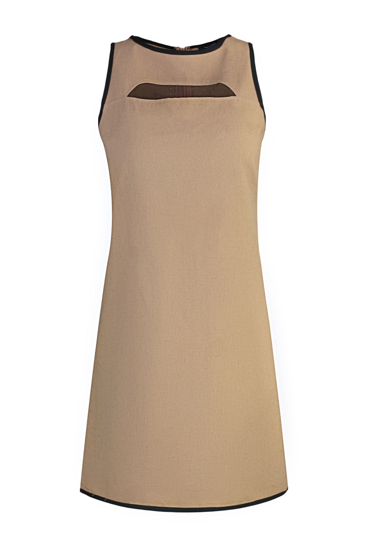 Trendyol Collection Kleid Beige Shift NA7368