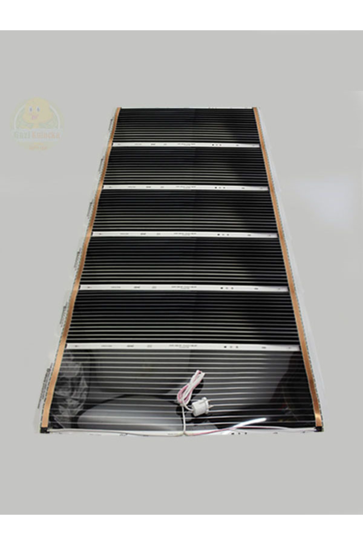 Gazi Kuluçka Karbon Isıtıcı Film 150x80 Cm Hazır Kablo Fişli Kafes Kümes Zemin Ofis Oda Ayak Isıtıcı