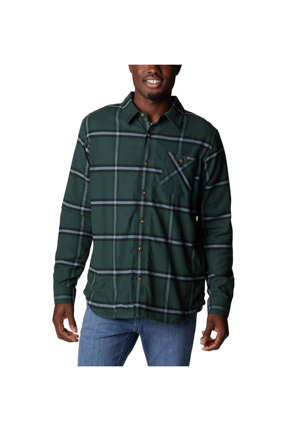 Camicia Columbia Uomo Maniche Lunghe