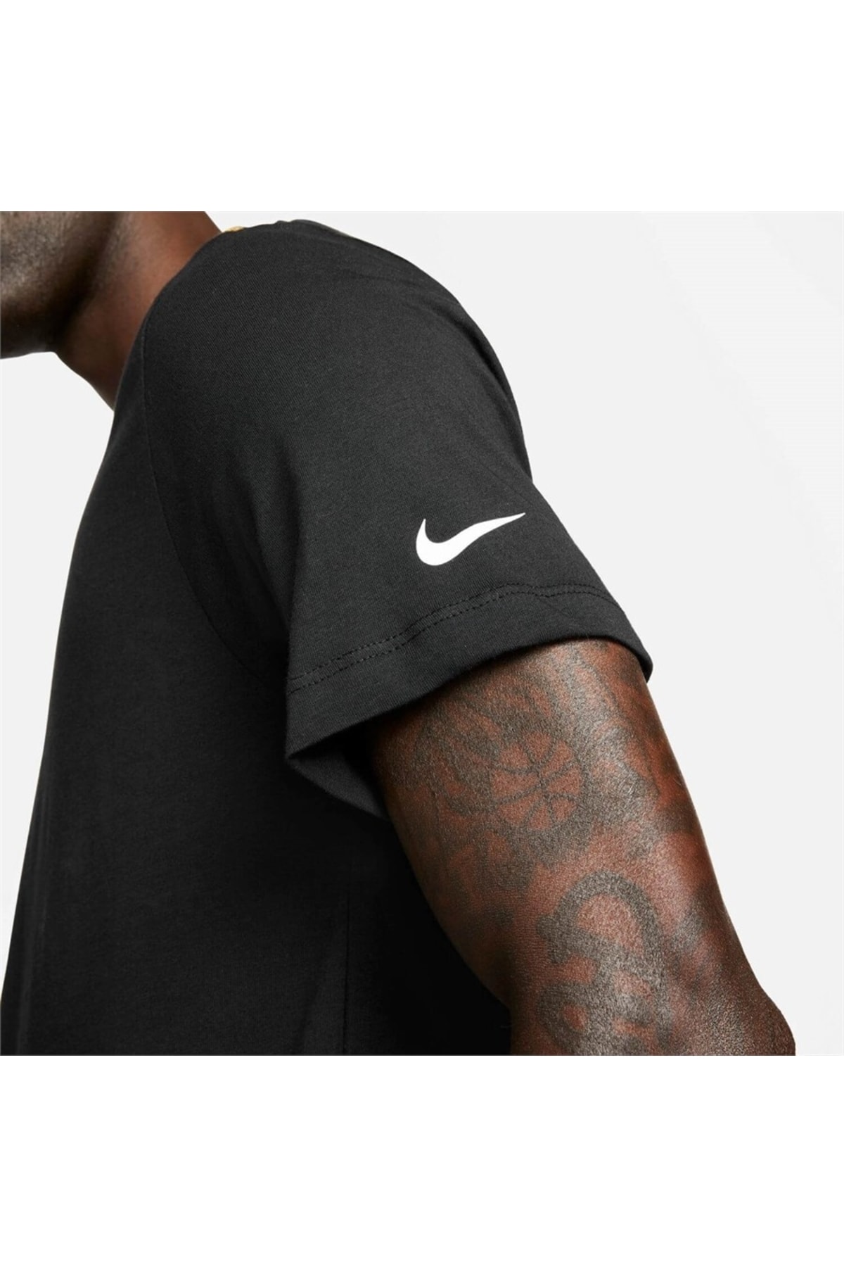 تی شرت ورزشی نایکی مردانه پنبه ای مشکی  راسته Regular/رگولار    بیسیک کژوال/روزمره | Nike DR9275-010 VN - تصویر 4