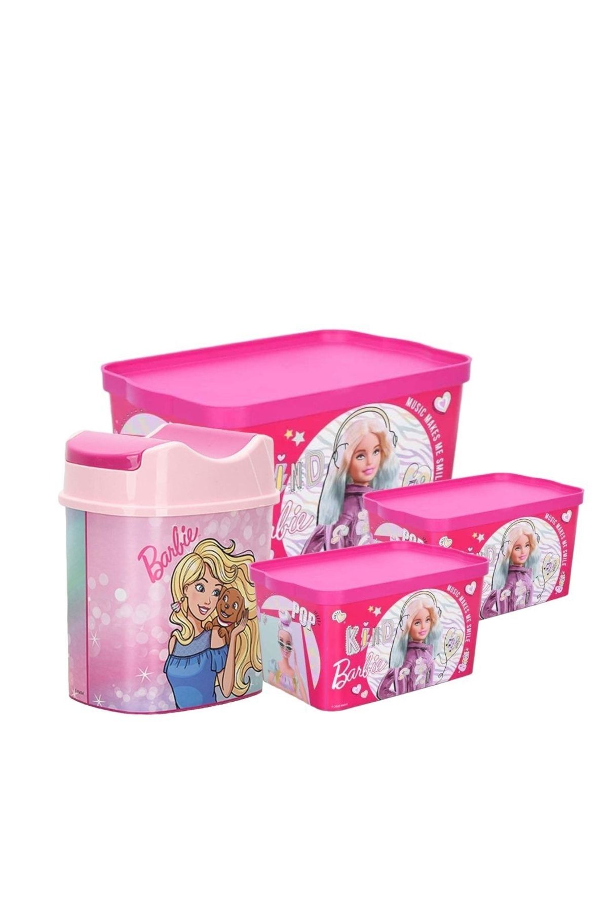 Cosiness Barbie 3 Lü Oyuncak Ve Hobi Kutu Seti Çöp Kutusu