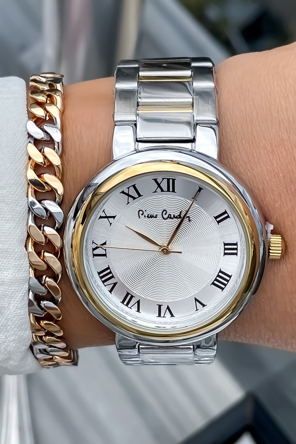 Pierre Cardin Watch Silver colored Plain