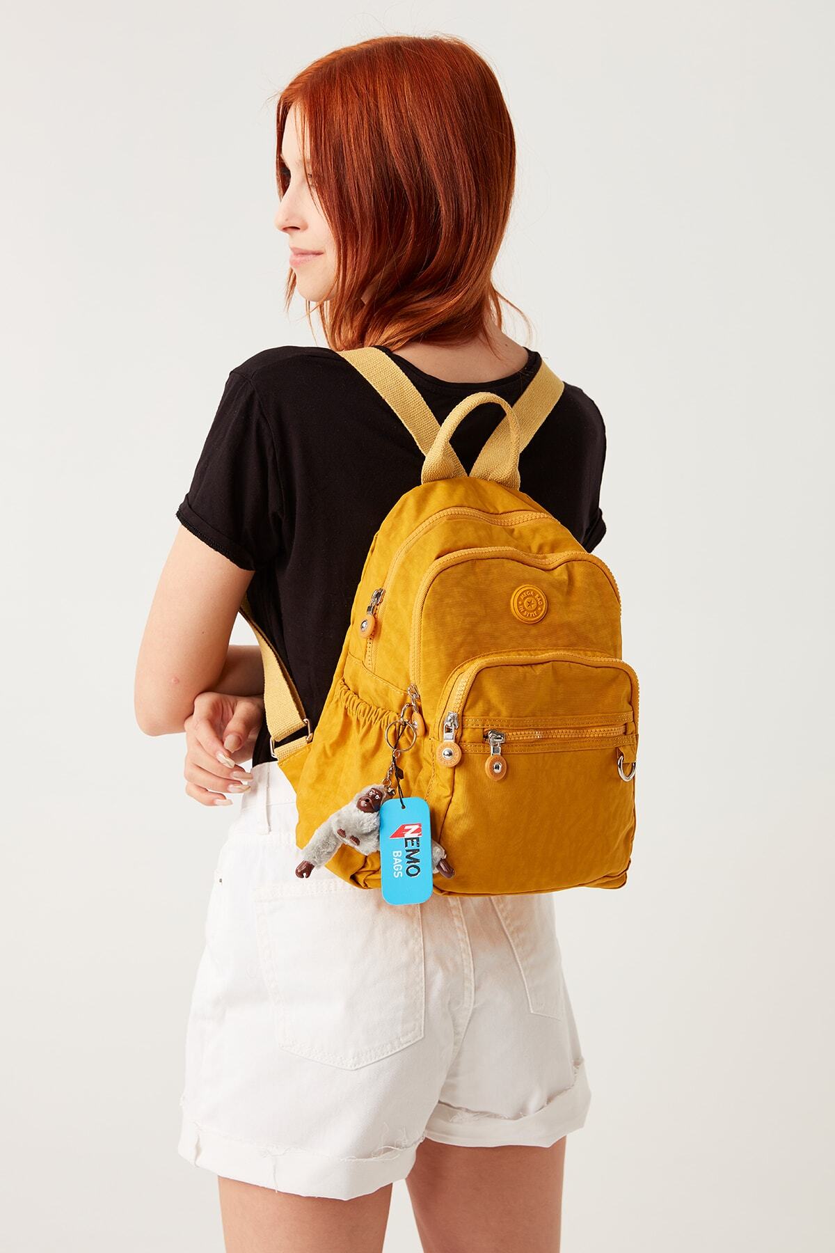 کوله پشتی زنانه زرد NEMO BAGS | NEMOBAGS252 اورجینال - تصویر 2