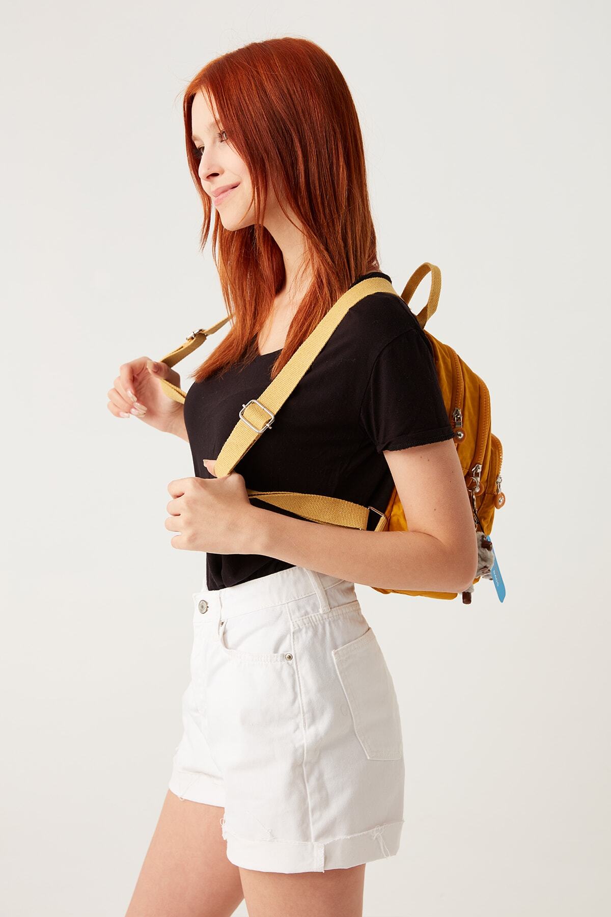 کوله پشتی زنانه زرد NEMO BAGS | NEMOBAGS252 اورجینال - تصویر 3