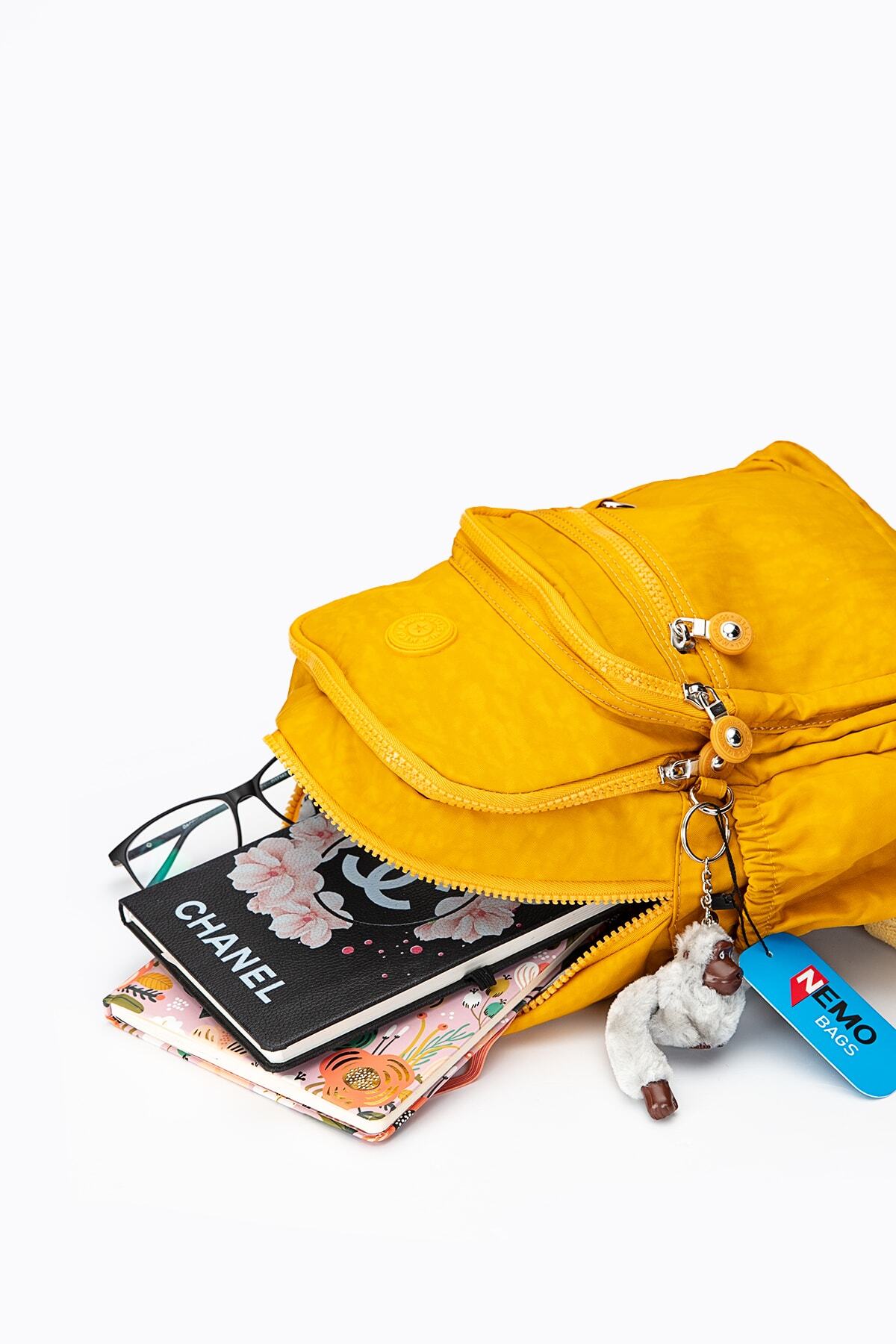 کوله پشتی زنانه زرد NEMO BAGS | NEMOBAGS252 اورجینال - تصویر 6