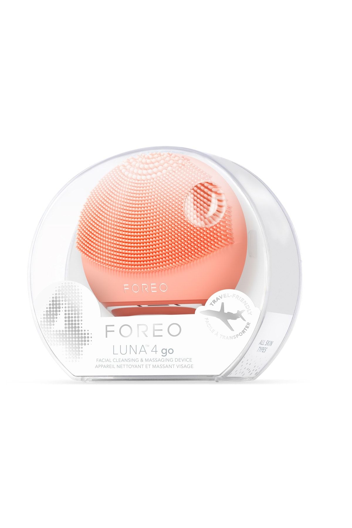 Foreo دستگاه تمیزکننده و تنگ کننده چهره Luna ™ 4 GO، رنگ هلویی عالی
