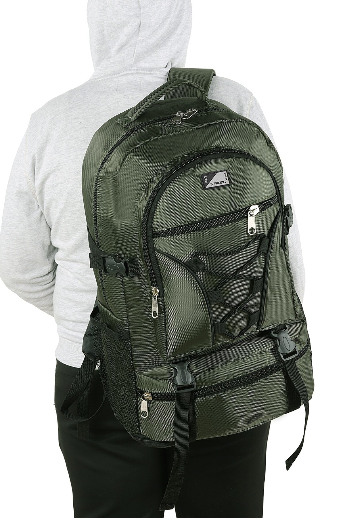St-02 Mountaineer ضدآب چند چشمی کمپر-ساک مناسب سفر-کوهستانی آبی ناوی byhakan اورجینال - تصویر 14