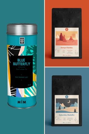 Filtre Kahve Ve Blue Butterfly Çay Paketi KAHVEÇAYPAKETİ2