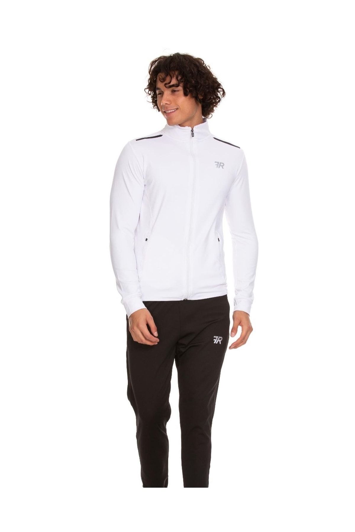 Mens white clearance tracksuit set