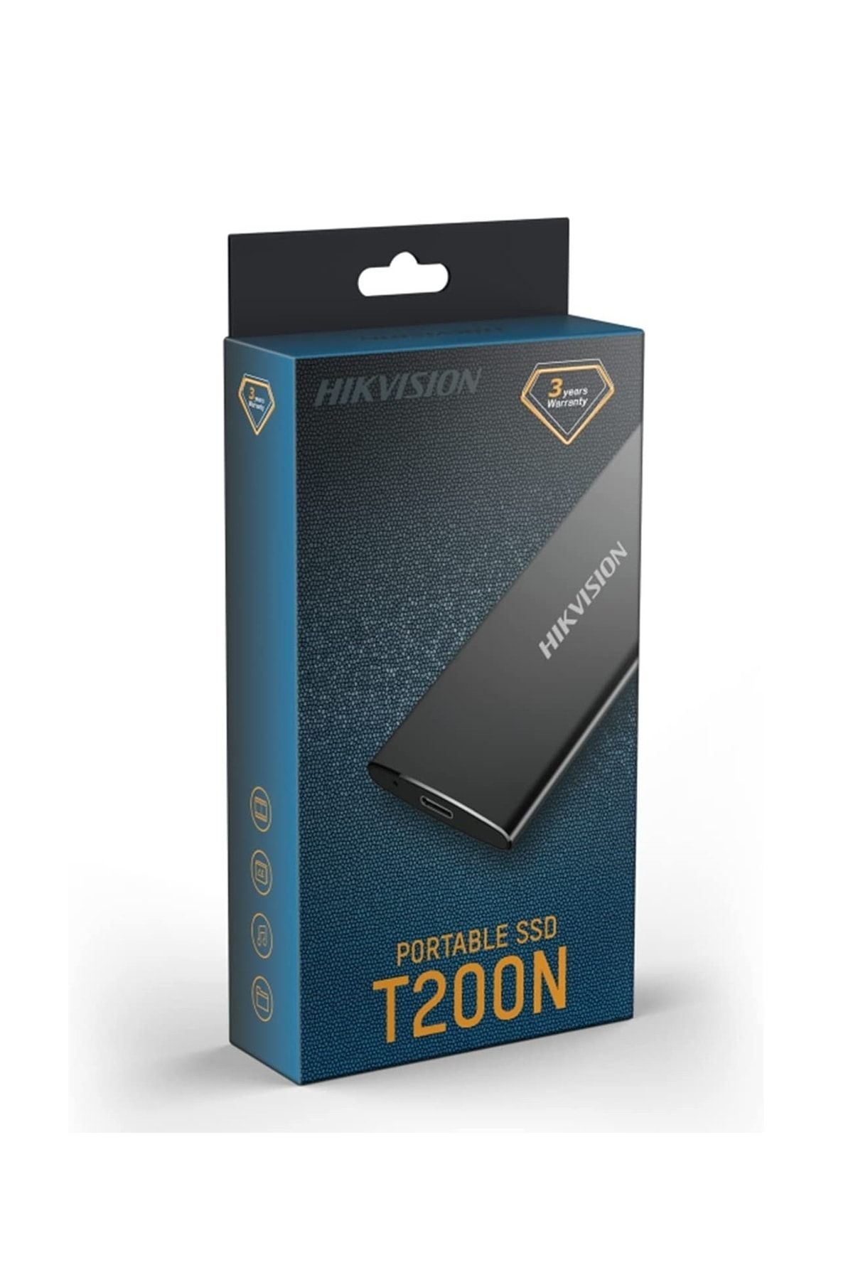 Hikvision-T200N 1024 GB - Black Portable Type-C 3.1 SSD 3