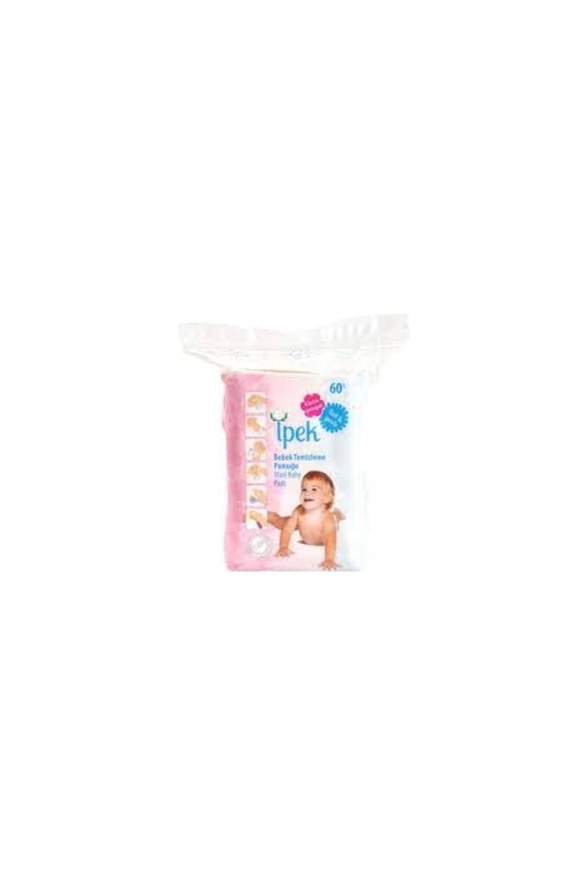 İpek Bebek Temizleme Pamuğu 60 * 30 Paket
