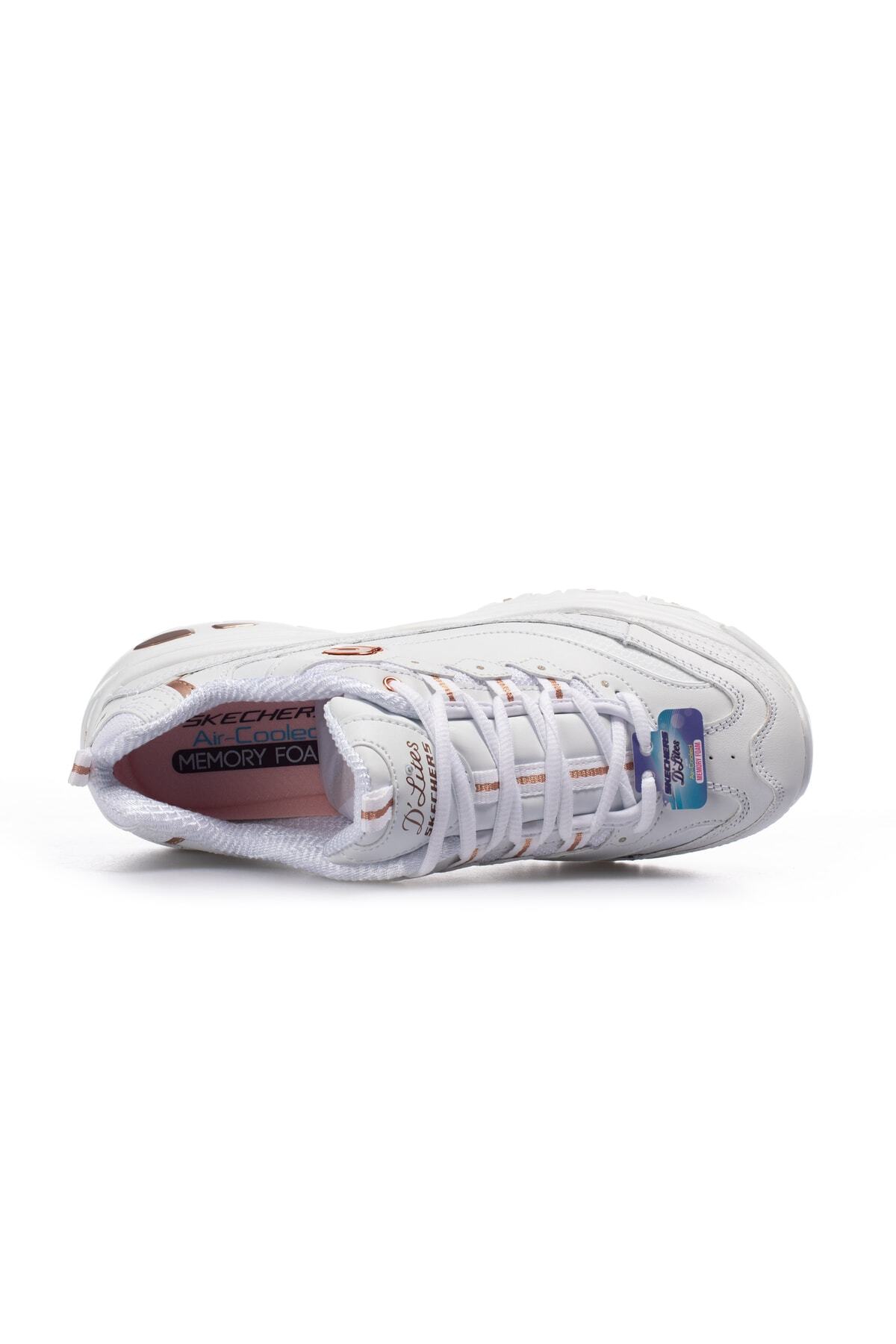 اسنیکر زنانه سفید اسکیچرز | 11981/WTRG اورجینال - تصویر 6