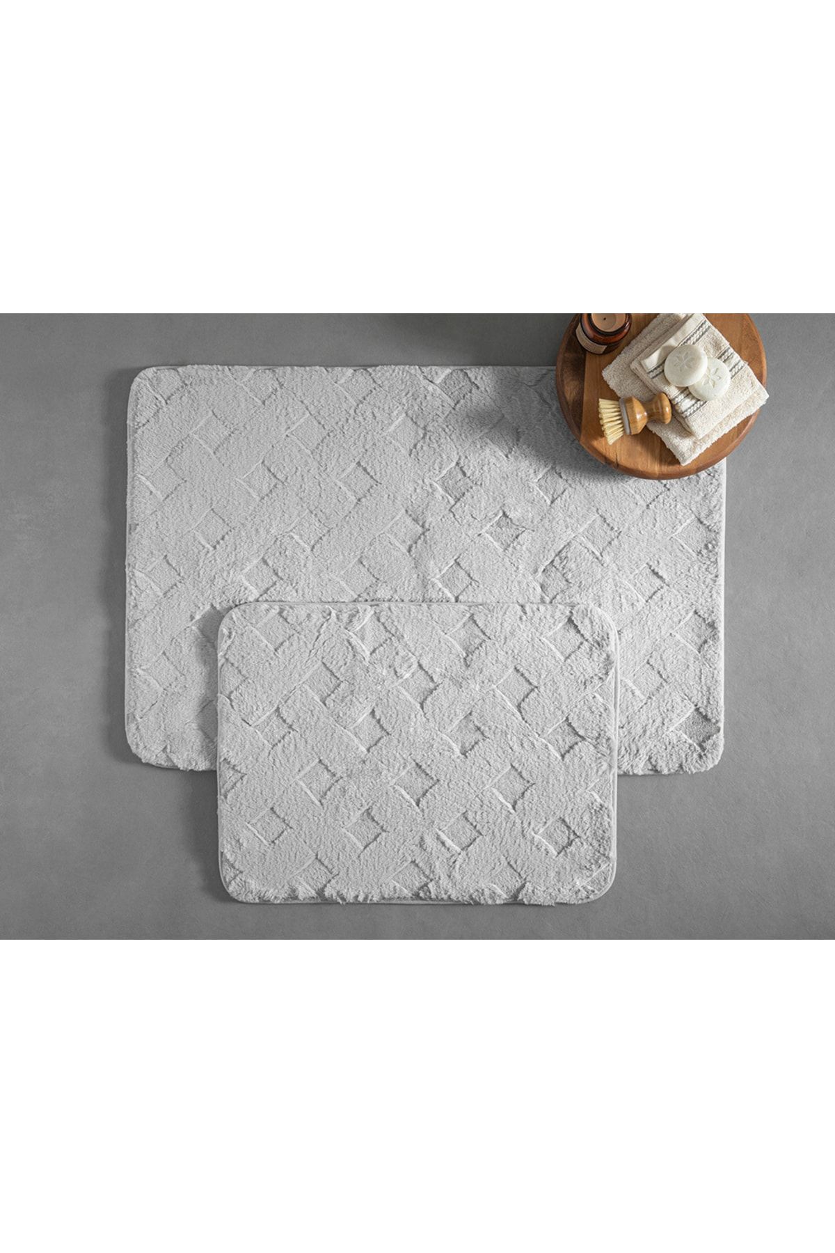 Rabbit Peluş Set Covoraş  Pentru Gri