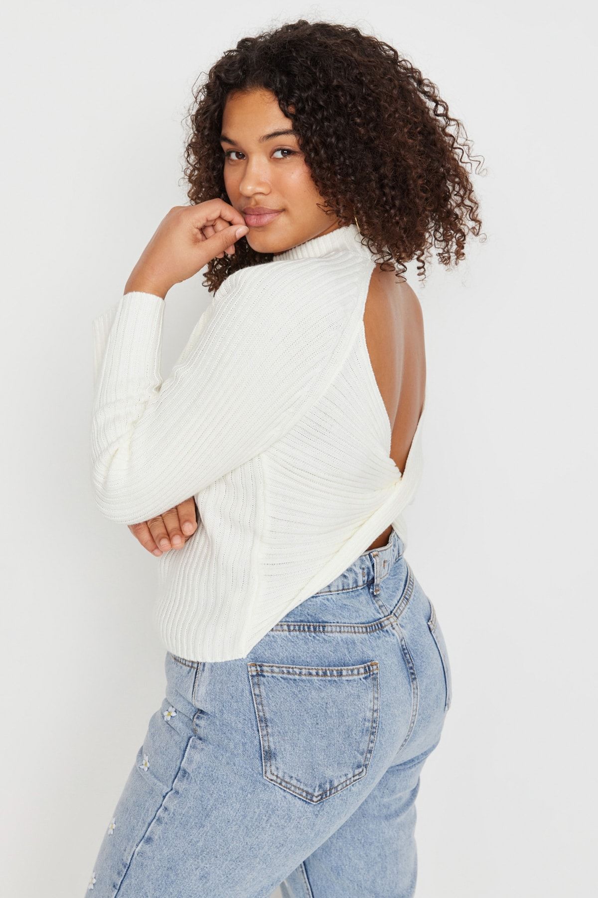 Knot back sweater new arrivals forever 21