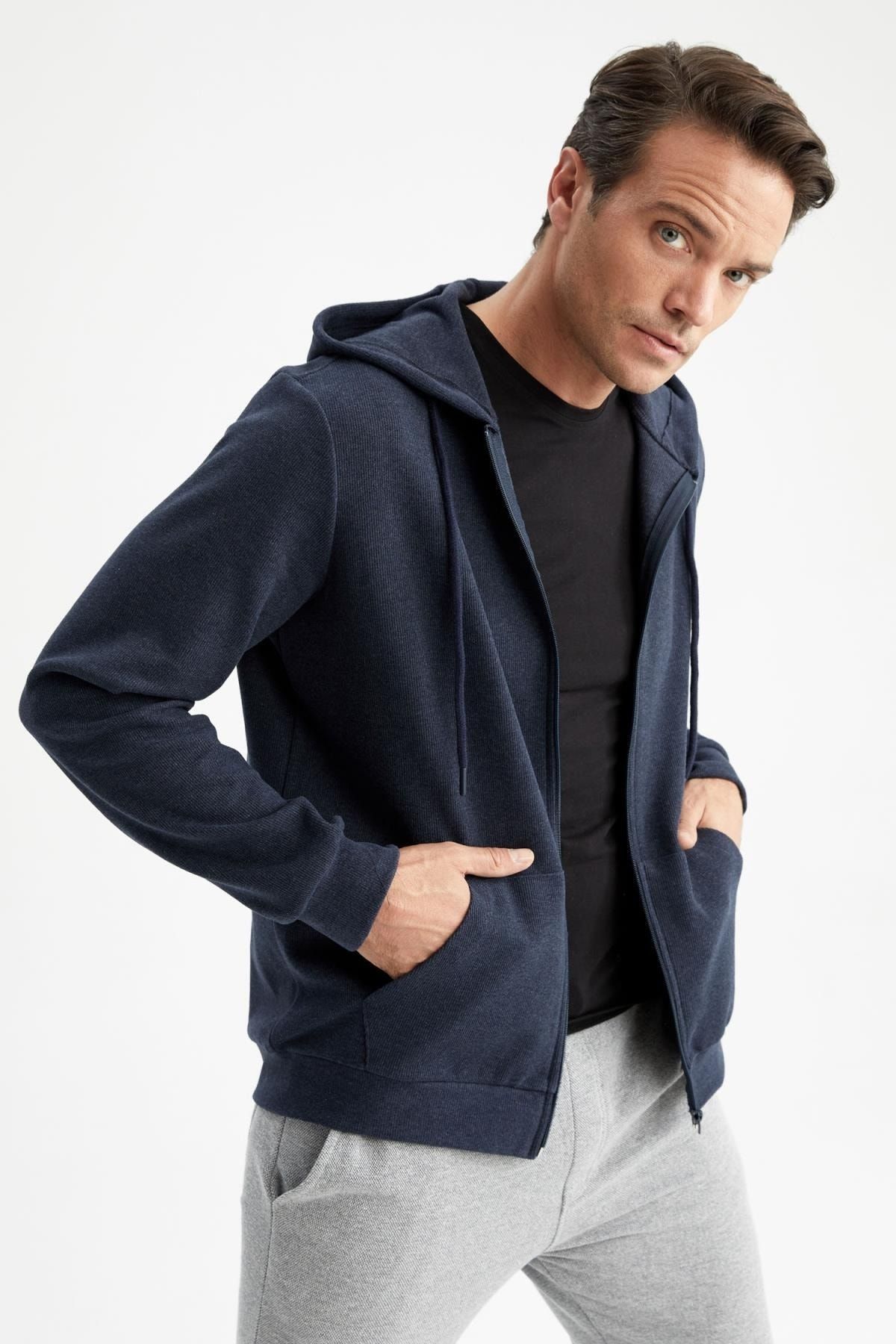 DeFacto-Regular Fit Cardigan 4