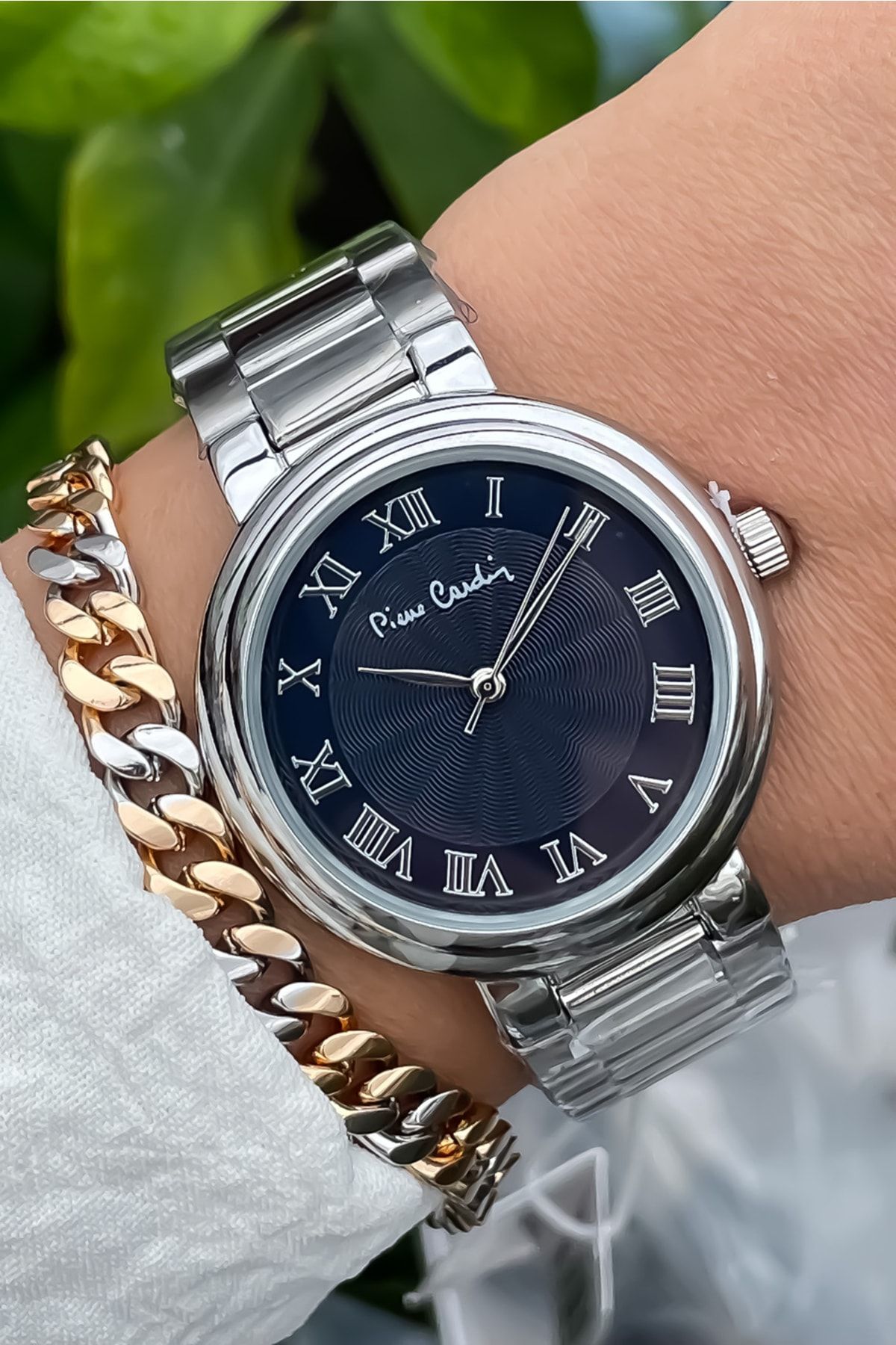 Pierre cardin shop silver watch