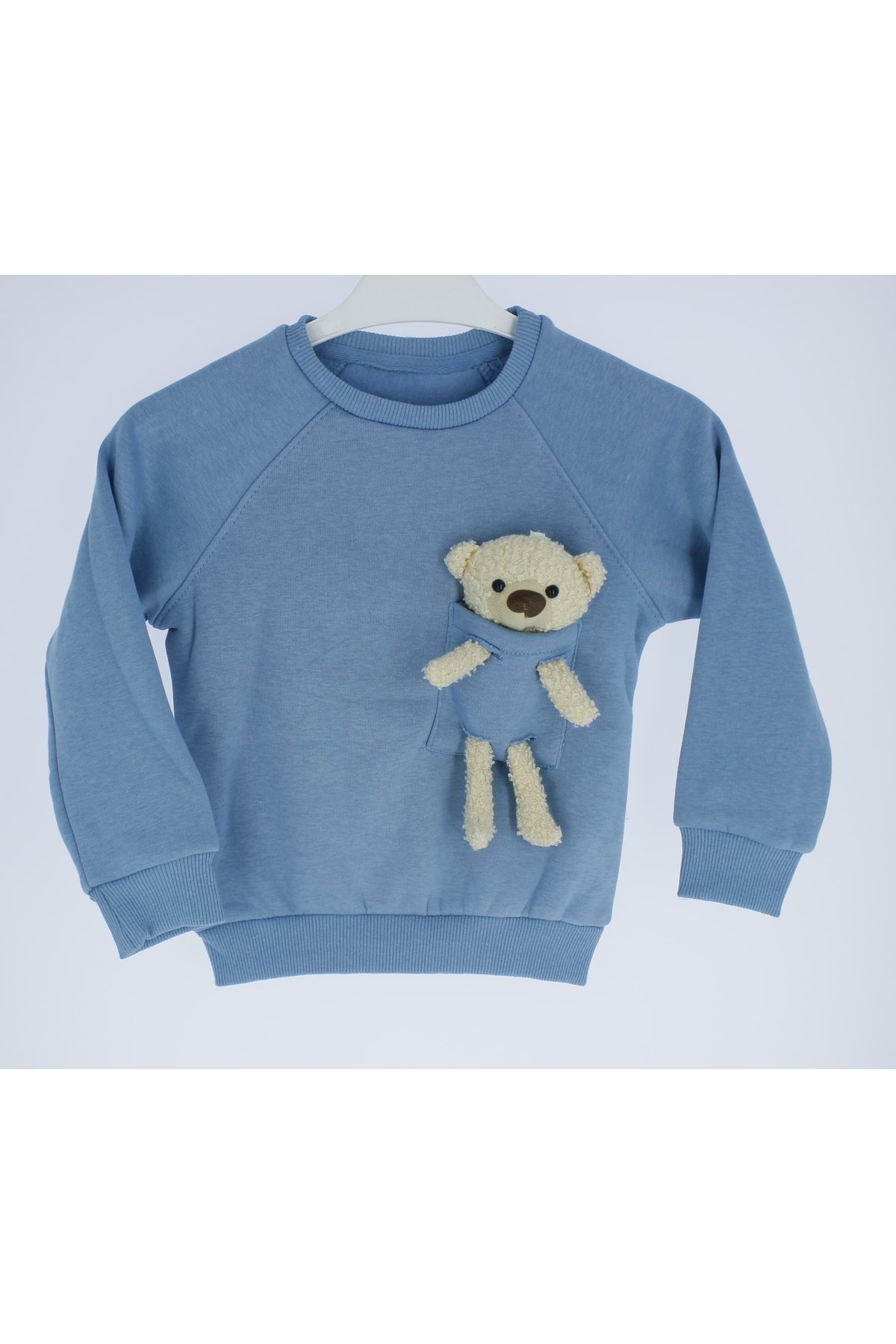 سویشرت پسرانه فیروزه Babyface | 623539 اورجینال - تصویر 2