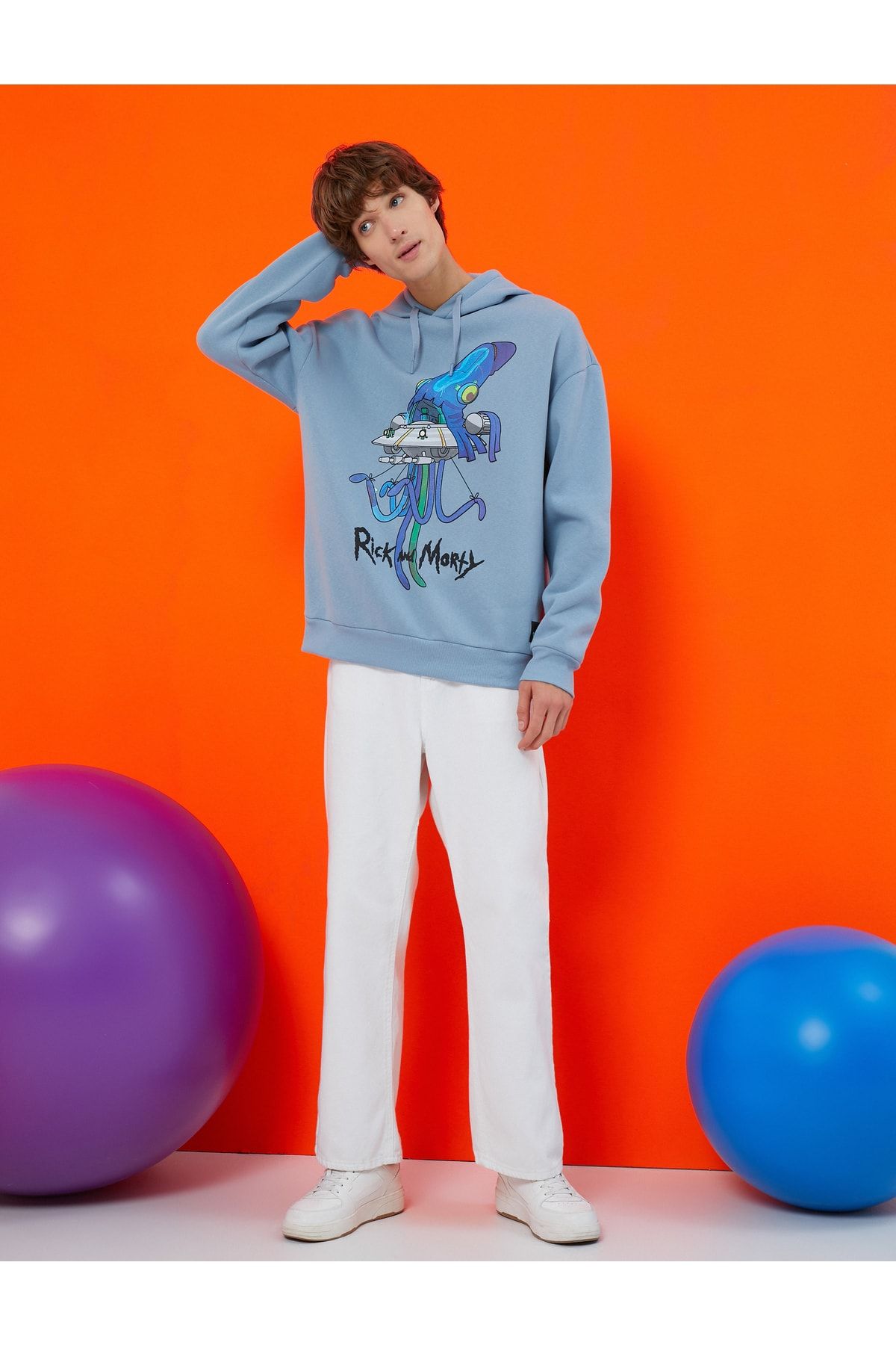 Koton Rick And Morty Hooded Sweatshirt Licensed Printed Trendyol