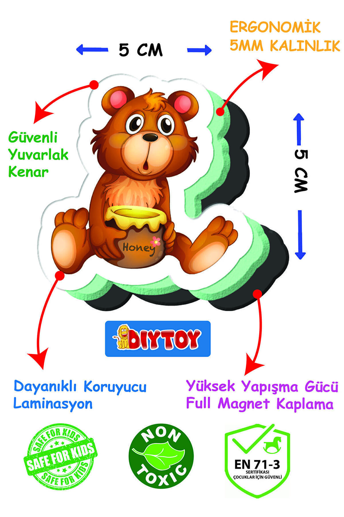 Manyetik Hayvanlar Eğitici Set Mıknatıslı Aktivite Kartları 3+ Yaş