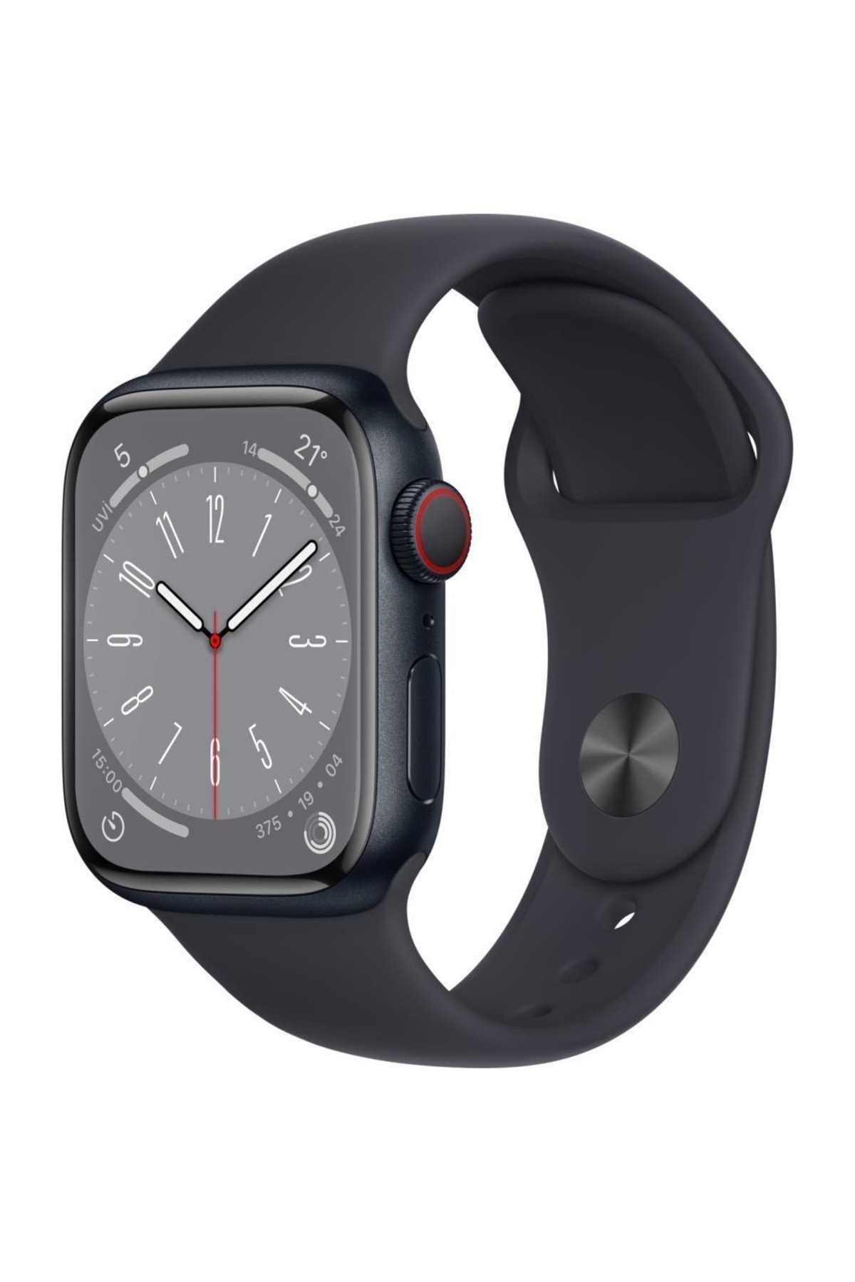 Apple Watch S8 Cellular 41mm Midnight Mnhv3tu/a ( Tr Garantili)
