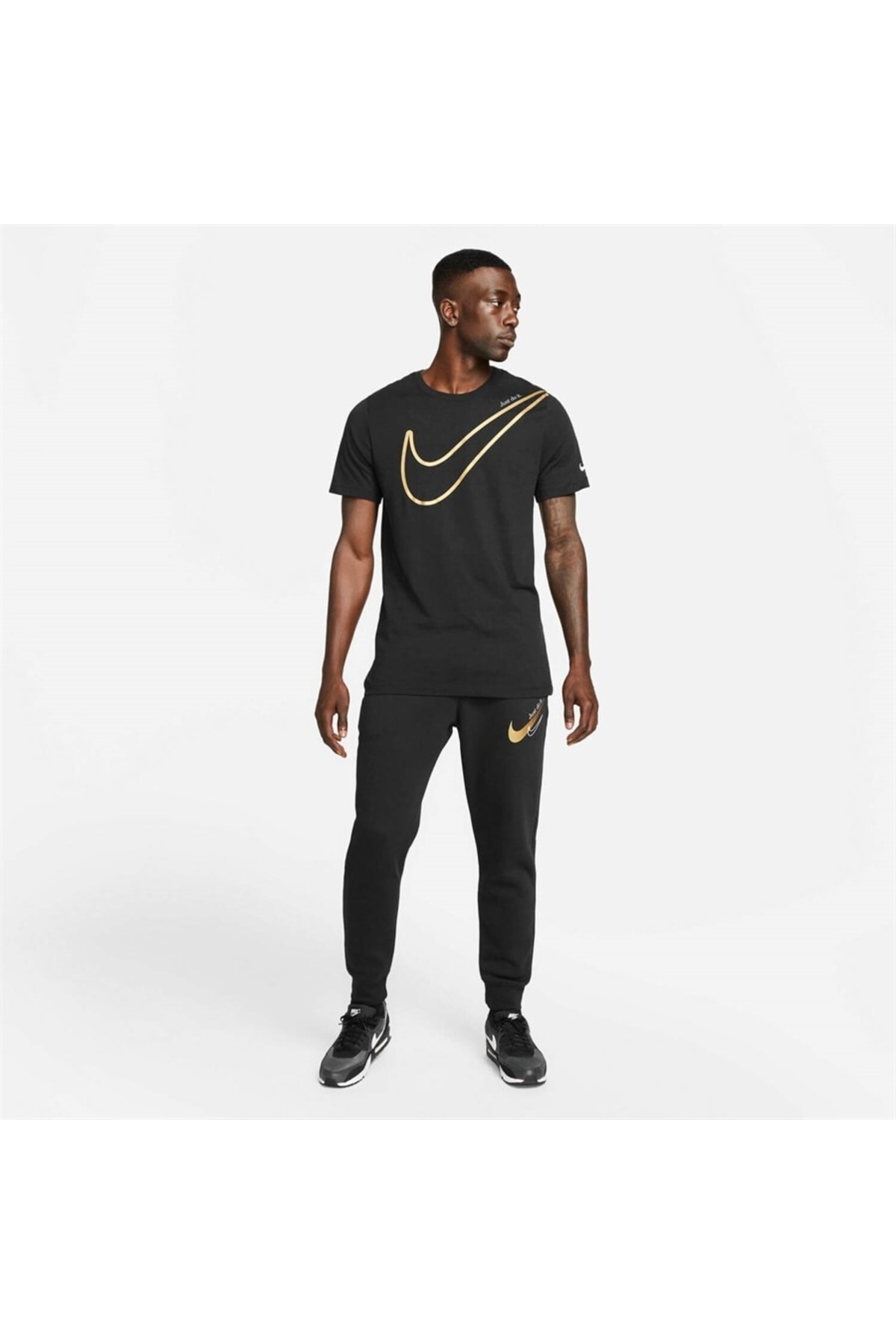 تی شرت ورزشی نایکی مردانه پنبه ای مشکی  راسته Regular/رگولار    بیسیک کژوال/روزمره | Nike DR9275-010 VN - تصویر 5