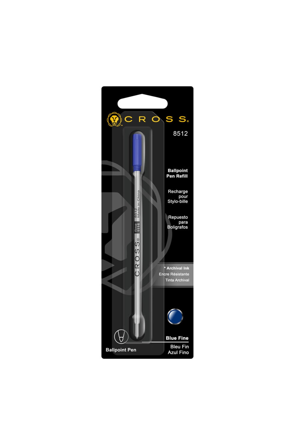Cross Tükenmez Kalem Yedeği Mavi Fine 8512