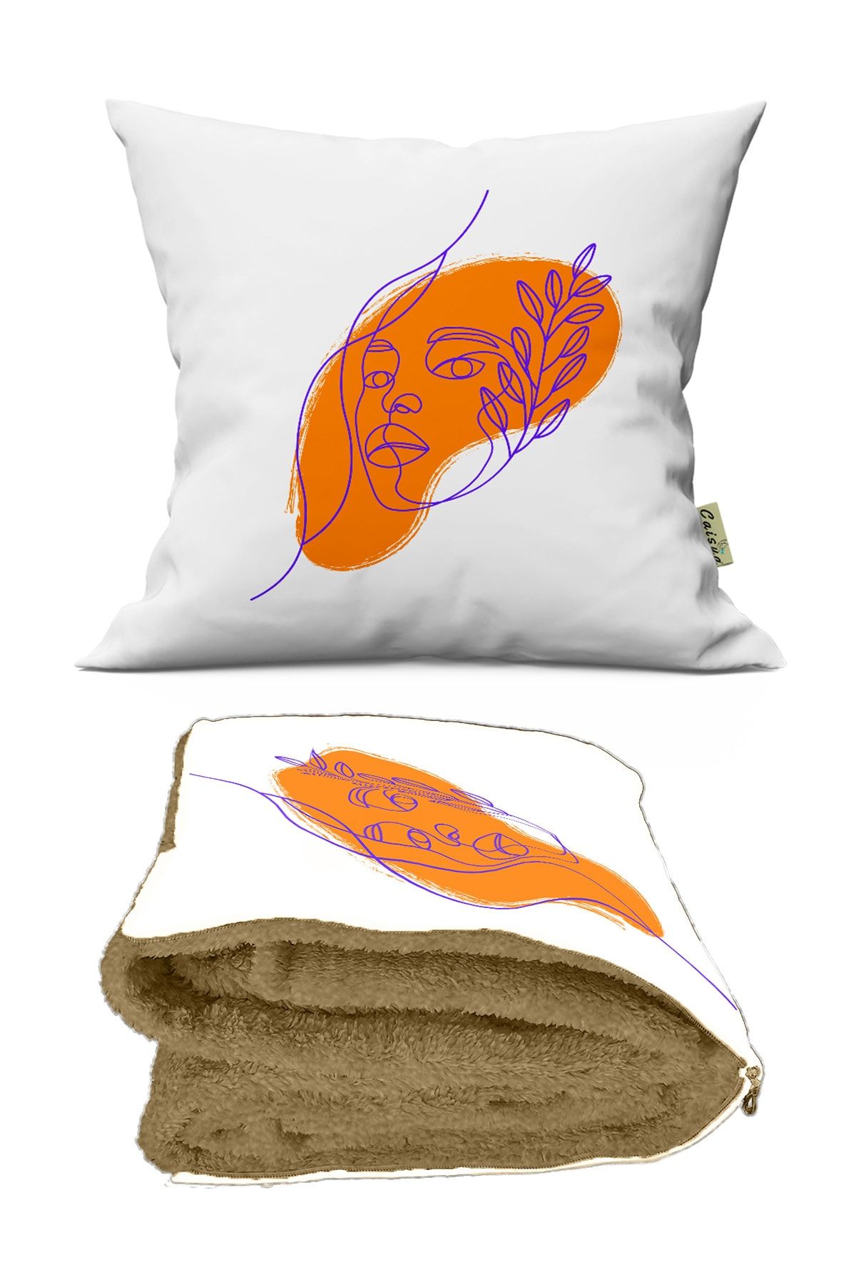 Pillow and shop blanket in one