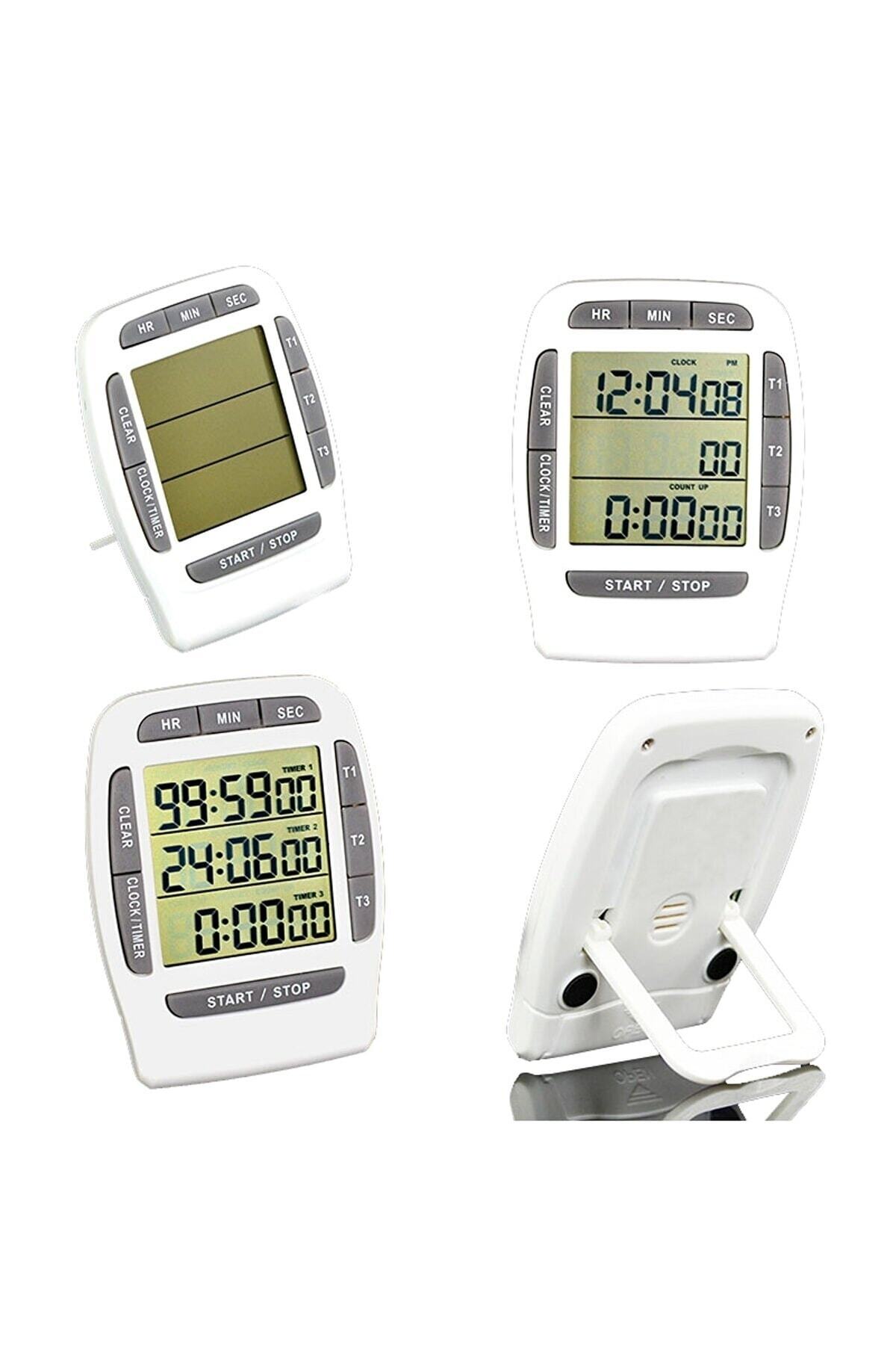 3-Piece Timer - Stopwatch - Laboratory Clock