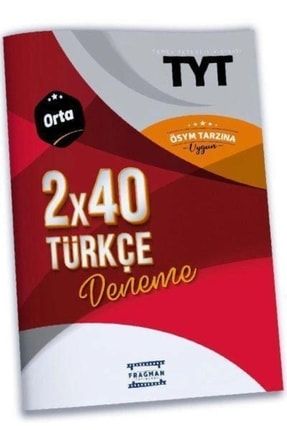 Tyt 2x40 ÖSYM Tadında Yeni Nesil Türkçe Deneme Orta 9786257853828