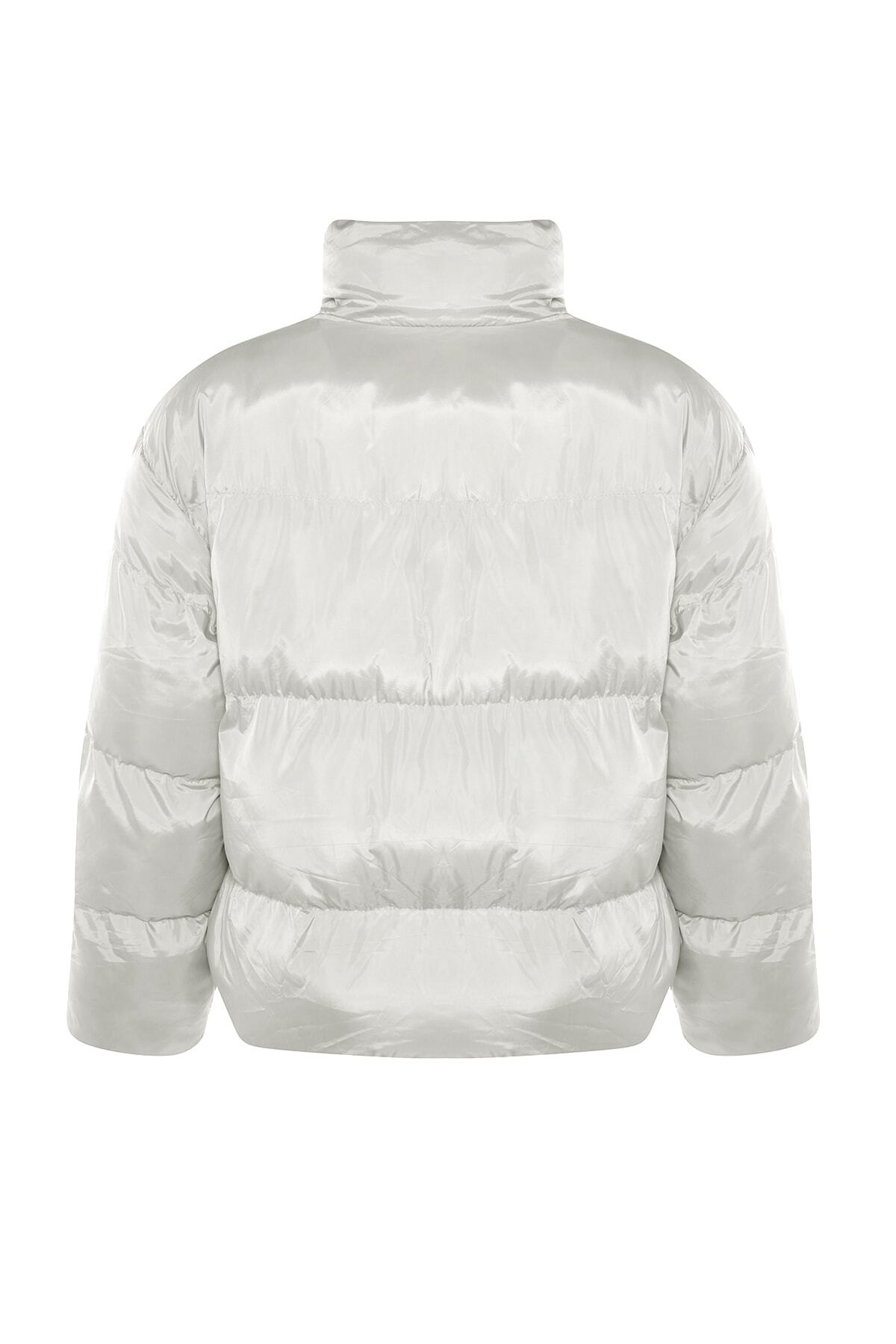 Trendyol Curve-Stone Oversize Puffer Jacket TBBAW23AW00008 6