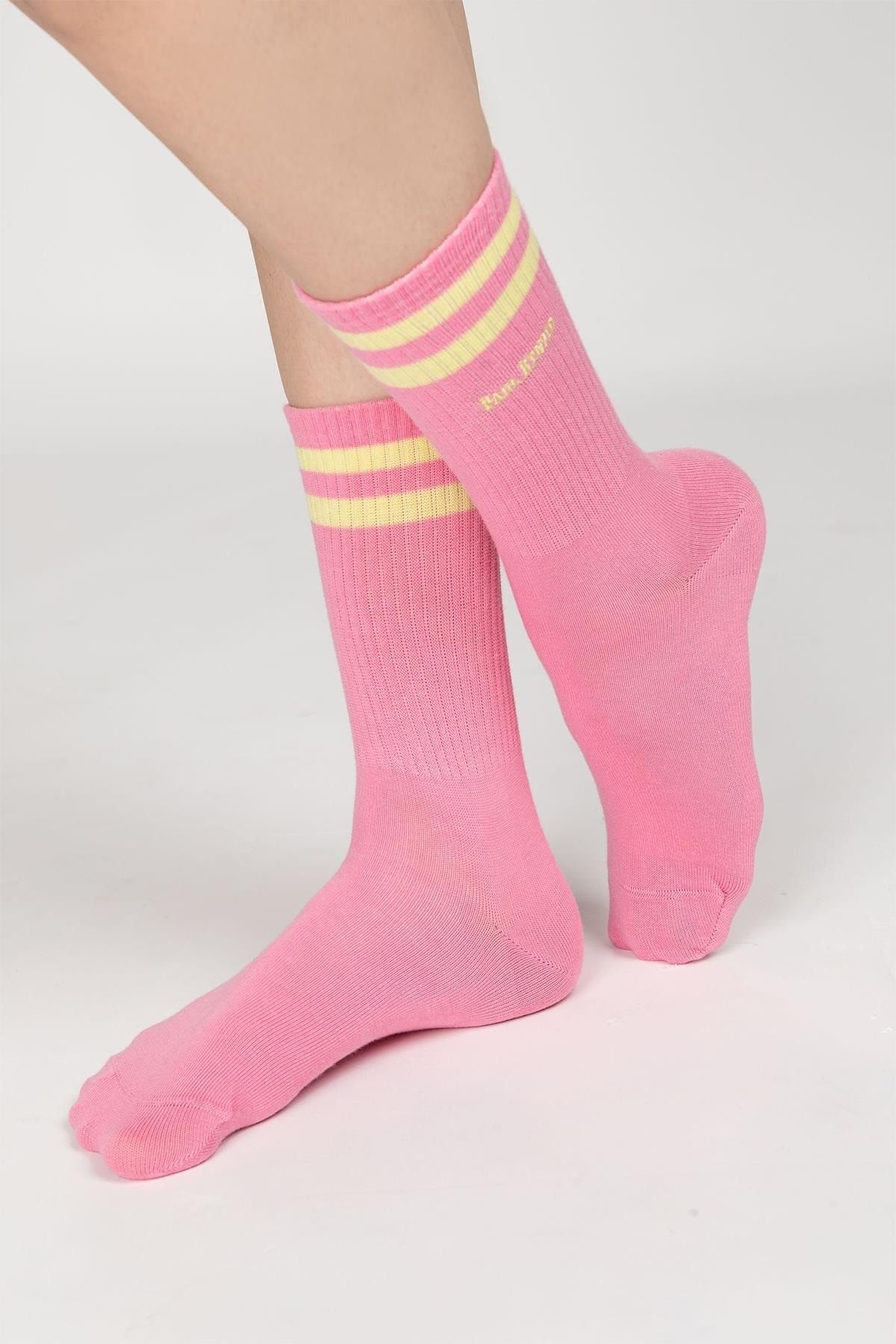 Paul Kenzie-Motley Socks Sosete lungi de tenis unisex brodate - Rainbow 2 4