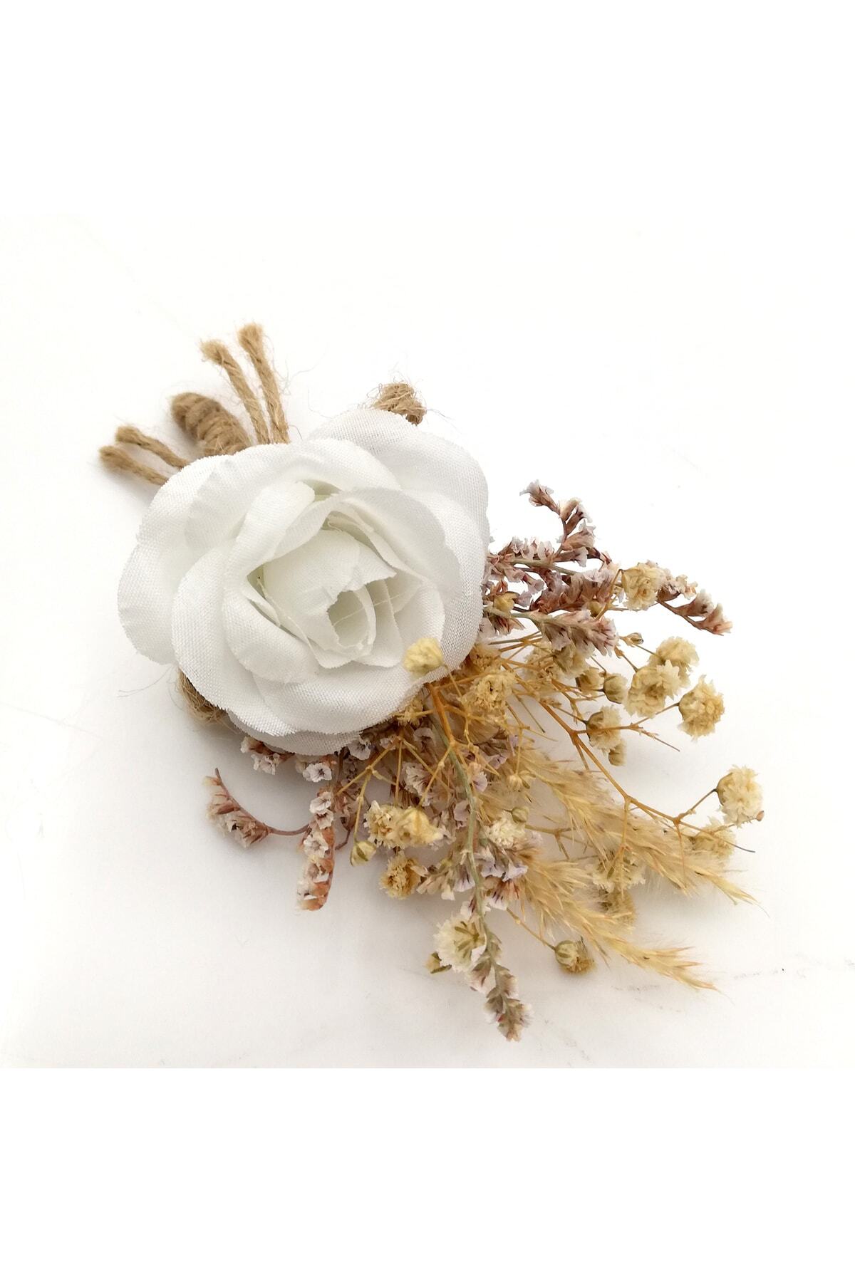 Lora Davet Damat Fincan Tepsi Aksesuarları (1 ADET) Beyaz 53820