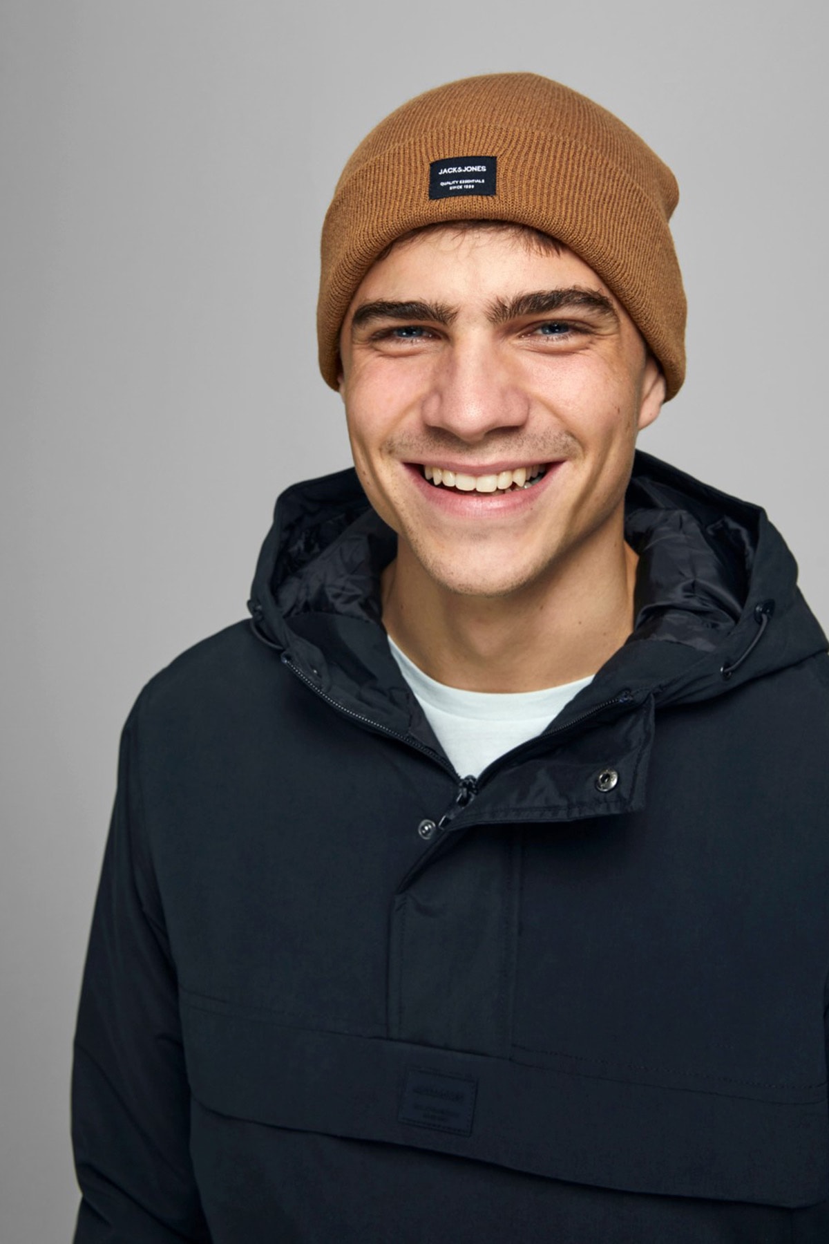 برت جکدنا مردانه 63512092815 شتر جک اند جونز برت/کلاه بافتنی Jack & Jones