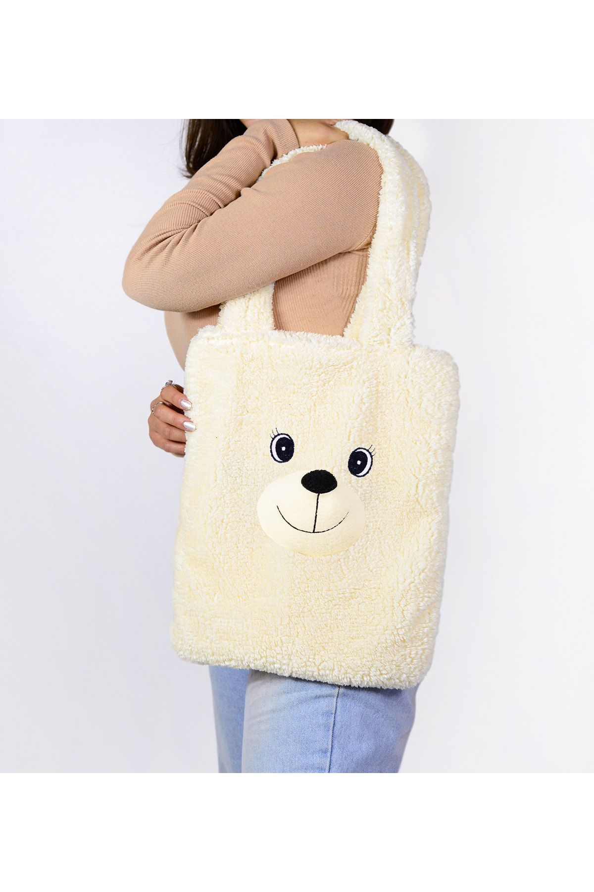 Teddy bear sales fur bag