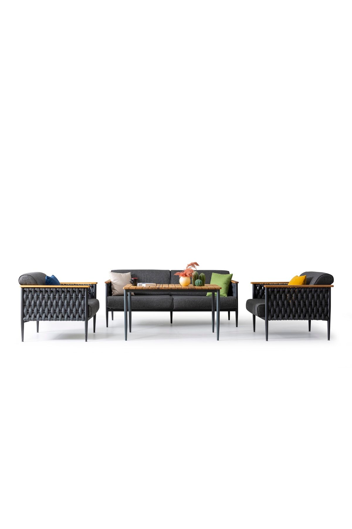 BORTEE HOME Grey Bahçe Takımı