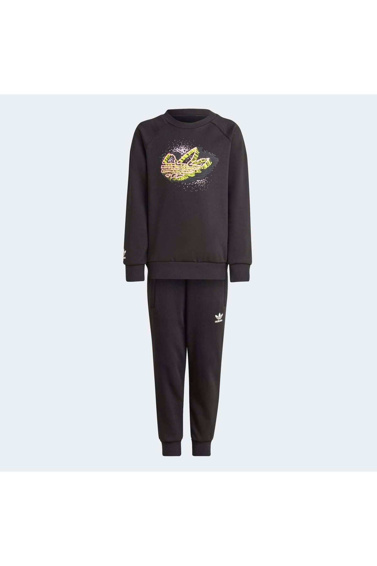 adidas Sweatsuit set Black Trendyol