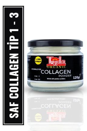 Organic Collagen Powder 120 Gr.(% 100 Saf) TJD-ORGNC-CLGN-120GR