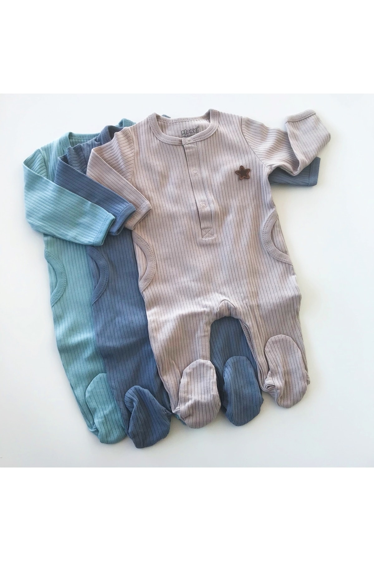 بادی نوزادی پسرانه رنگارنگ Kidaxi | 280 اورجینال - تصویر 2