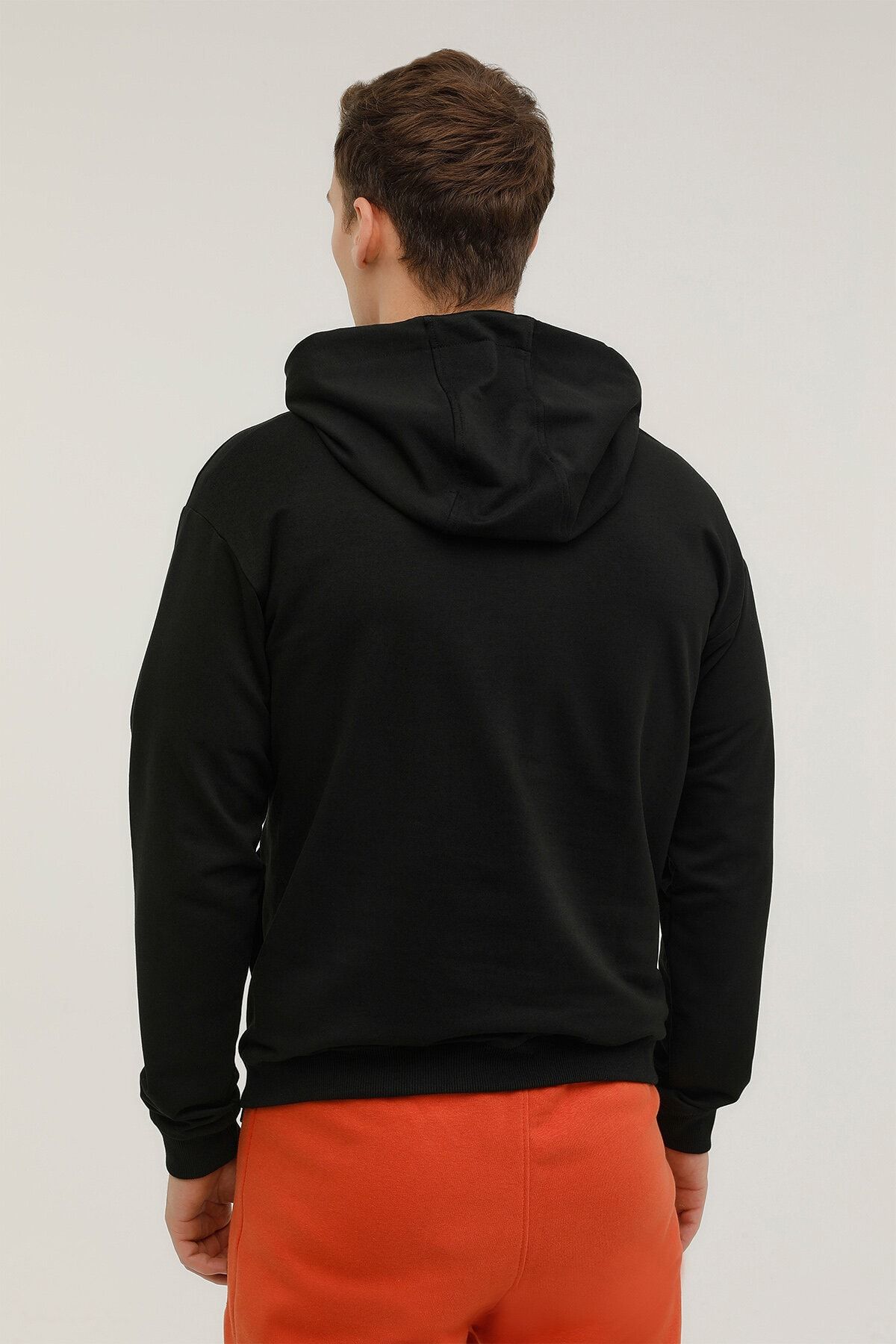 سویشرت مردانه مشکی مدل M-sn73 Basic Hoodie 2pr Lumberjack