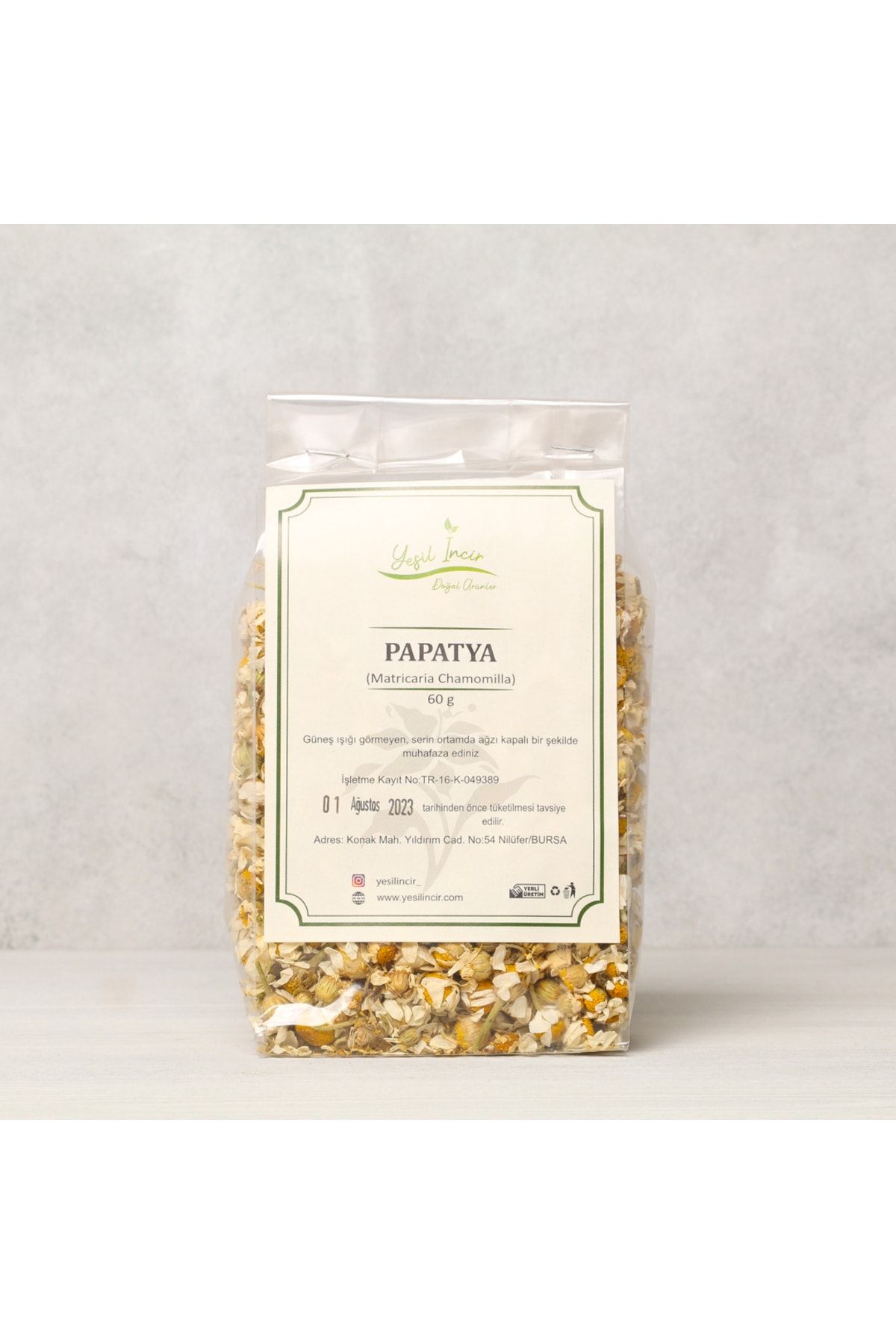 Yeşil İncir Papatya 60 G