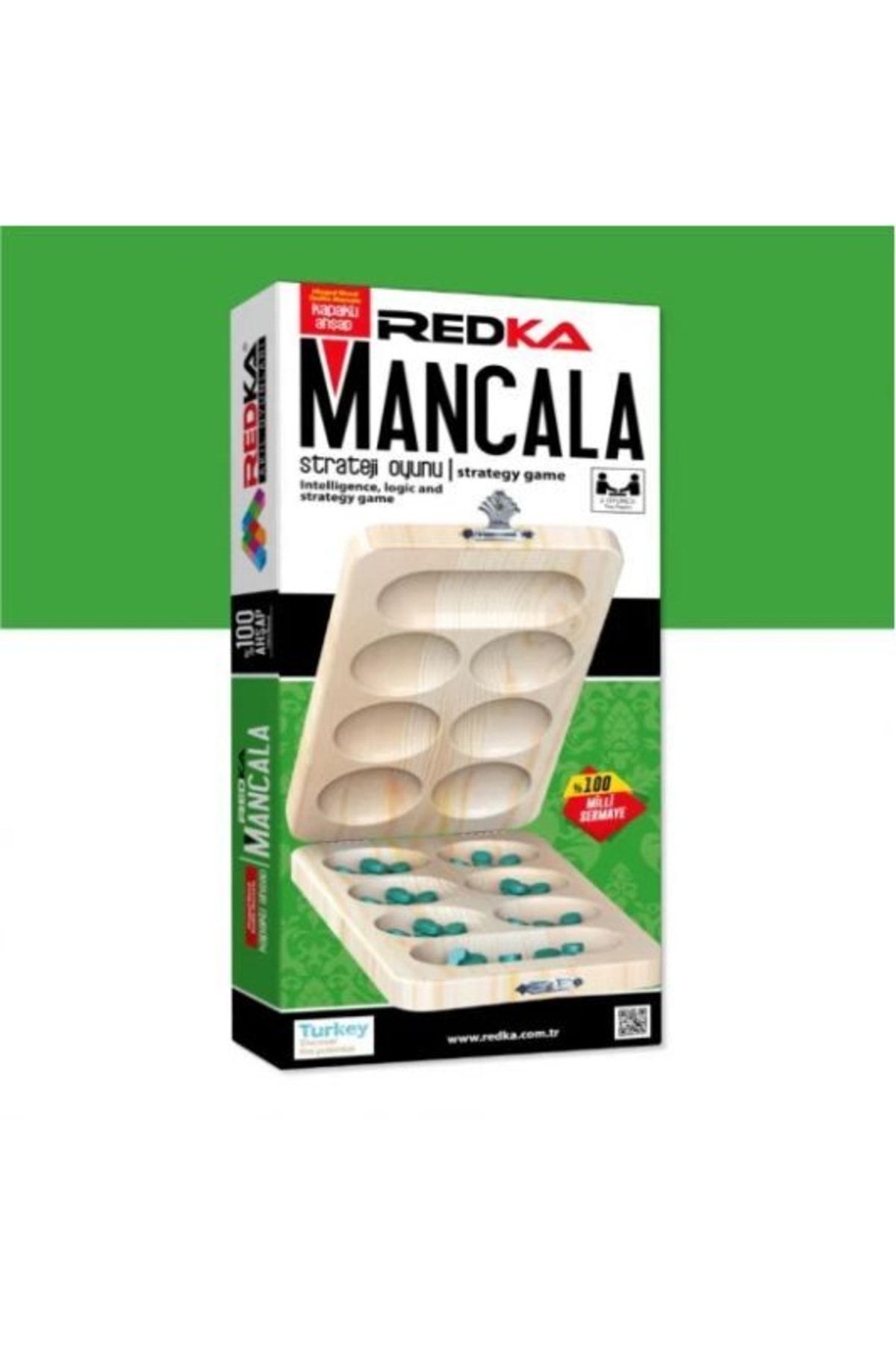 Redka بازی مانکالا چوبی با درب (مانگالا درب) P10263S4791