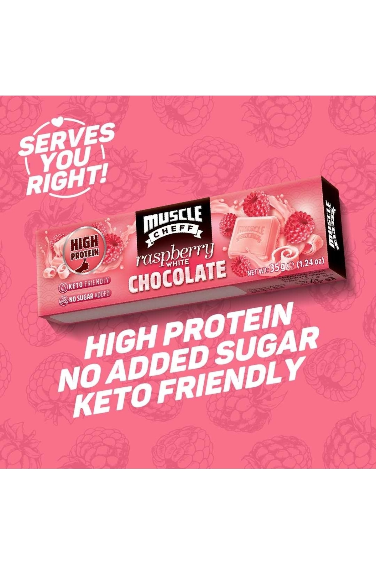 35 G. Raspberry Chocolate 35 G. Raspberry Chocolate