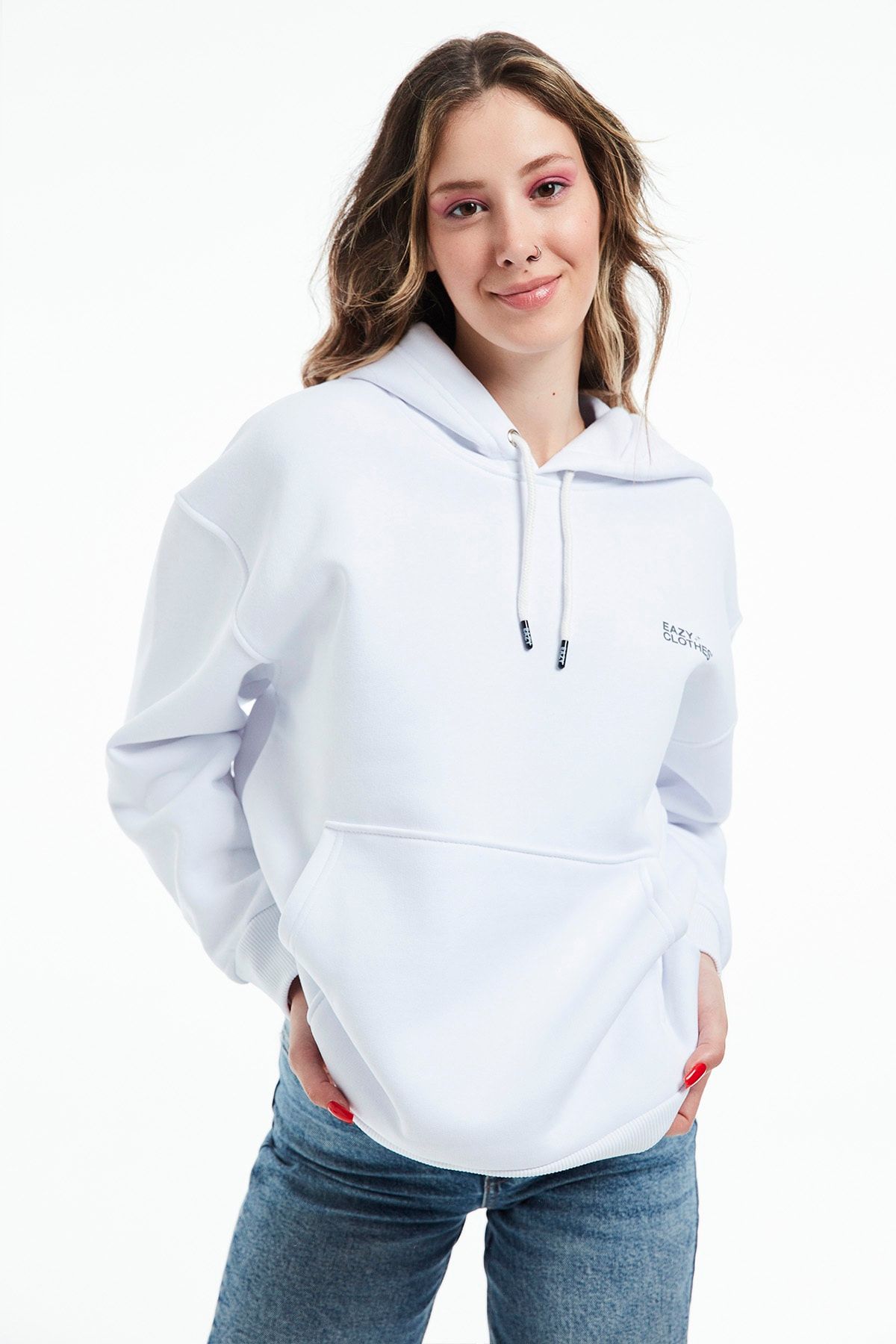 Thick white new arrivals hoodie