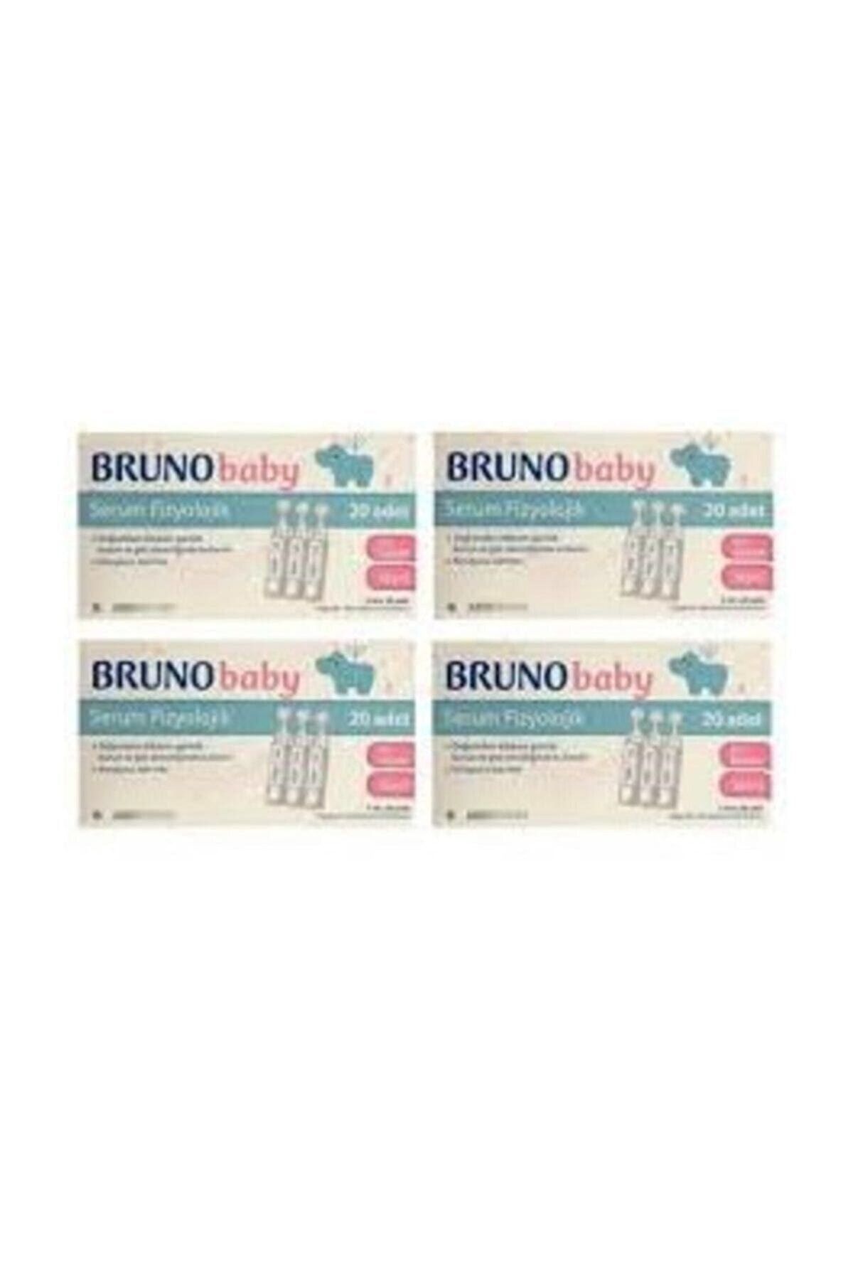 Brunox Bruno Baby Serum Fizyolojik 5 Ml 20 Flakon 4 Adet 564546564