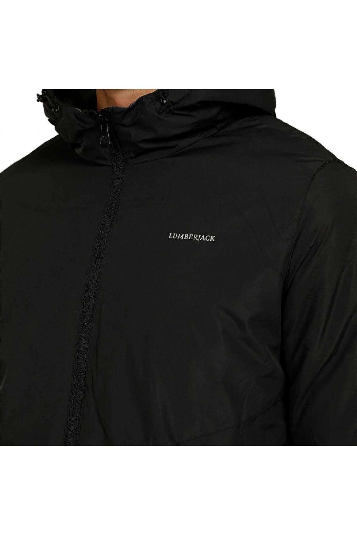 lumberjack 2w M-sn55 Lucas Coat Çift Taraflimont Siyah Erkek Mont IB10058