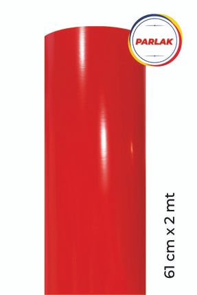 Parlak Kırmızı Yapışkanlı Folyo 61 cm X 2 Mt ECCE264