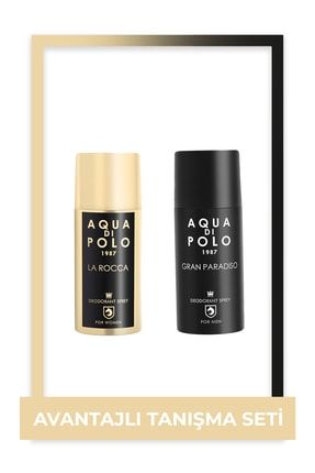 Aqua Di Polo 2'li Parfümlü Deodorant Seti Kadın Ve Erkek 300 Ml Stcc000901 STCC000901