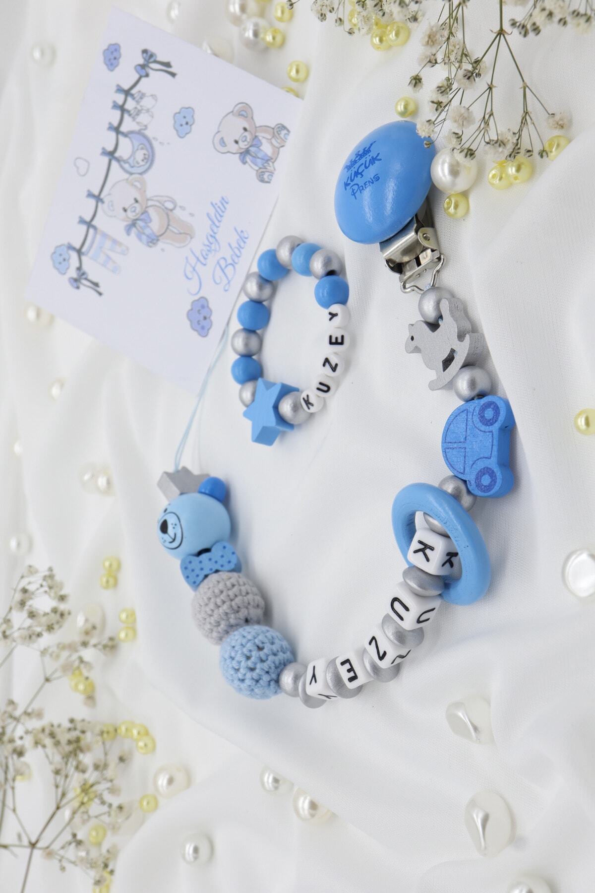 lilamtasarım %100 Doğal Ahşap Ürünlerden Bebek Emzik Zinciri fotoğrafı 2 (önizleme)